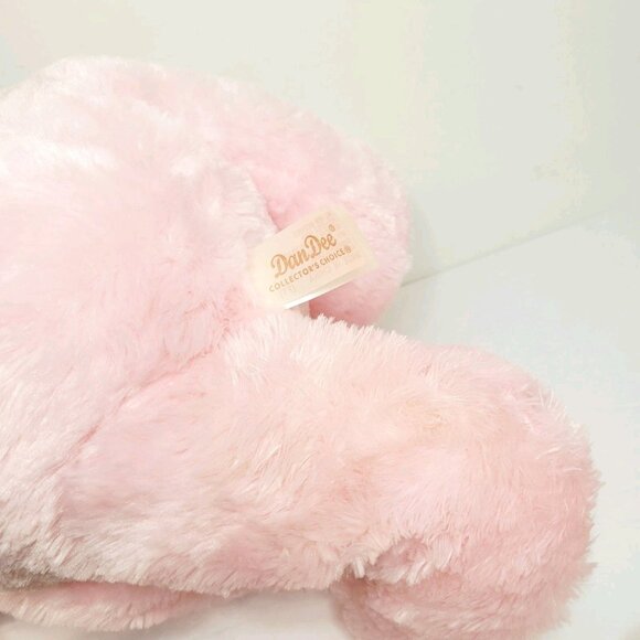 2015 Dan Dee Collectors Choice Pink Bunny Rabbit Plush Holding Baby Bunny Plush - Picture 4 of 5